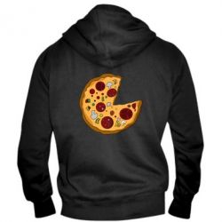 Мужское худи на молнии Love Pizza - PrintSalon