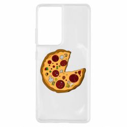Чехол для Samsung S21 Ultra Love Pizza - PrintSalon