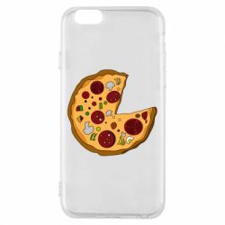 Чехол для iPhone 6/6S Love Pizza - PrintSalon