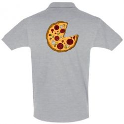 Мужское поло Love Pizza - PrintSalon