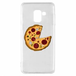 Чехол для Samsung A8 2018 Love Pizza - PrintSalon