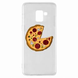 Чехол для Samsung A8+ 2018 Love Pizza - PrintSalon