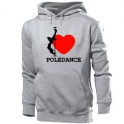 Мужское худи Love Pole Dance - PrintSalon