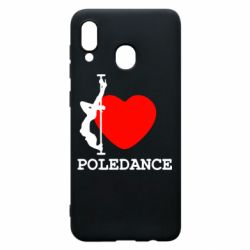 Чехол для Samsung A20 Love Pole Dance - PrintSalon