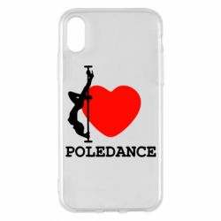 Чехол для iPhone X/Xs Love Pole Dance-PrintSalon Чехол для iPhone X/Xs Love Pole Dance