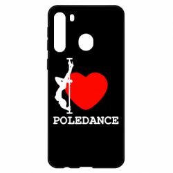 Чехол для Samsung A21 Love Pole Dance - PrintSalon