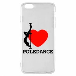 Чехол для iPhone 6 Plus/6S Plus Love Pole Dance - PrintSalon