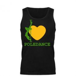 Мужская майка Love Pole Dance - PrintSalon