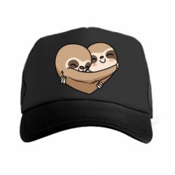 Кепка-тракер Love sloths - PrintSalon