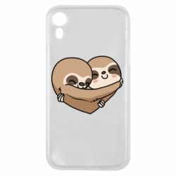 Чехол для iPhone XR Love sloths - PrintSalon