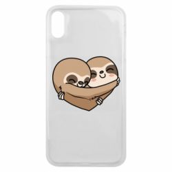 Чехол для iPhone Xs Max Love sloths - PrintSalon