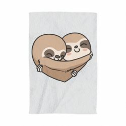 Полотенце с принтом Love sloths - PrintSalon