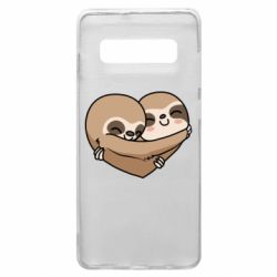 Чехол для Samsung S10+ Love sloths - PrintSalon