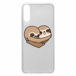 Чехол для Samsung A70 Love sloths - PrintSalon