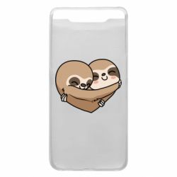 Чехол для Samsung A80 Love sloths - PrintSalon