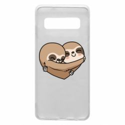 Чехол для Samsung S10 Love sloths - PrintSalon