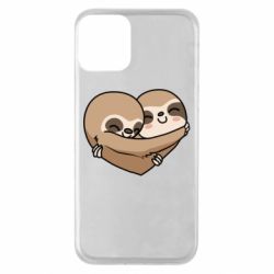 Чехол для iPhone 11 Love sloths - PrintSalon