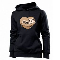 Женское худи Love sloths