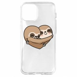 Чехол для iPhone 12 mini Love sloths - PrintSalon