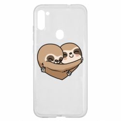 Чехол для Samsung A11/M11 Love sloths - PrintSalon