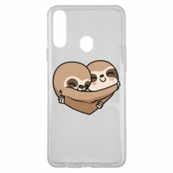 Чехол для Samsung A20s Love sloths - PrintSalon