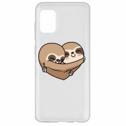 Чехол для Samsung A31 Love sloths - PrintSalon