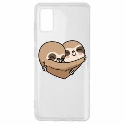 Чехол для Samsung A41 Love sloths - PrintSalon