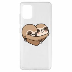 Чехол для Samsung A51 Love sloths - PrintSalon