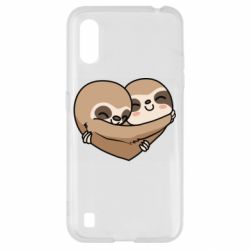 Чехол для Samsung A01/M01 Love sloths