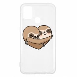 Чехол для Samsung M31 Love sloths - PrintSalon