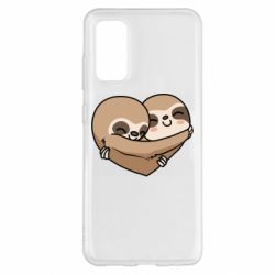 Чехол для Samsung S20 Love sloths - PrintSalon