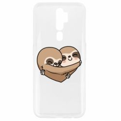 Чехол для Oppo A5/A9 2020 Love sloths - PrintSalon