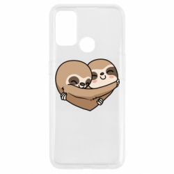 Чехол для Oppo A53/A32/A33 Love sloths - PrintSalon