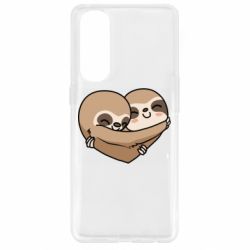 Чехол для Oppo Reno 4 Pro Love sloths - PrintSalon