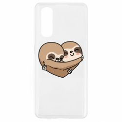 Чехол для Oppo Find X2 Love sloths - PrintSalon