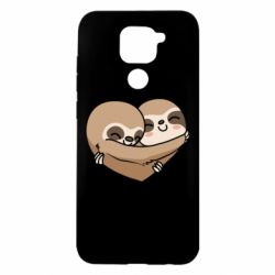 Чехол для Xiaomi Redmi Note 9/Redmi 10X Love sloths - PrintSalon