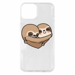 Чехол для iPhone 14 Love sloths