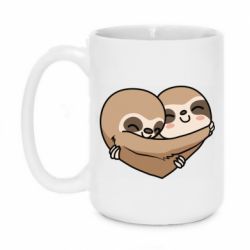Чашка 420ml Love sloths - PrintSalon