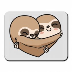 Коврик для мыши Love sloths - PrintSalon