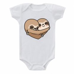 Детский бодик Love sloths - PrintSalon