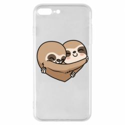 Чехол для iPhone 7 Plus Love sloths - PrintSalon