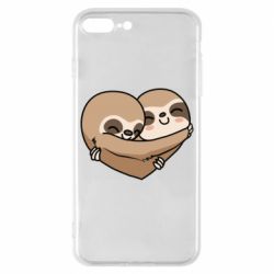 Чехол для iPhone 8 Plus Love sloths - PrintSalon
