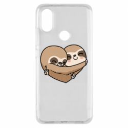 Чехол для Xiaomi Mi A2 Love sloths - PrintSalon
