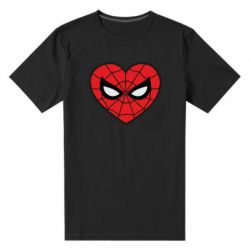 Чоловіча преміум футболка Love spider man - PrintSalon