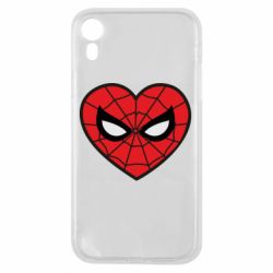 Чохол для iPhone XR Love spider man - PrintSalon
