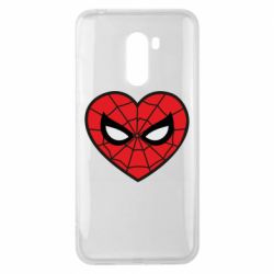 Чохол для Xiaomi Pocophone F1 Love spider man - PrintSalon