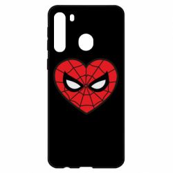Чехол для Samsung A21 Love spider man-PrintSalon Чехол для Samsung A21 Love spider man