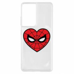 Чохол для Samsung S21 Ultra Love spider man - PrintSalon