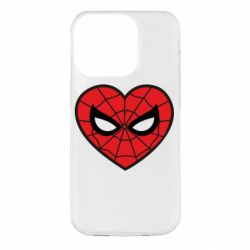 Чохол для iPhone 14 Pro Love spider man - PrintSalon