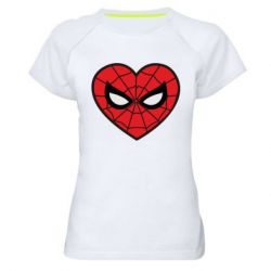 Жіноча футболка для спорту Love spider man - PrintSalon